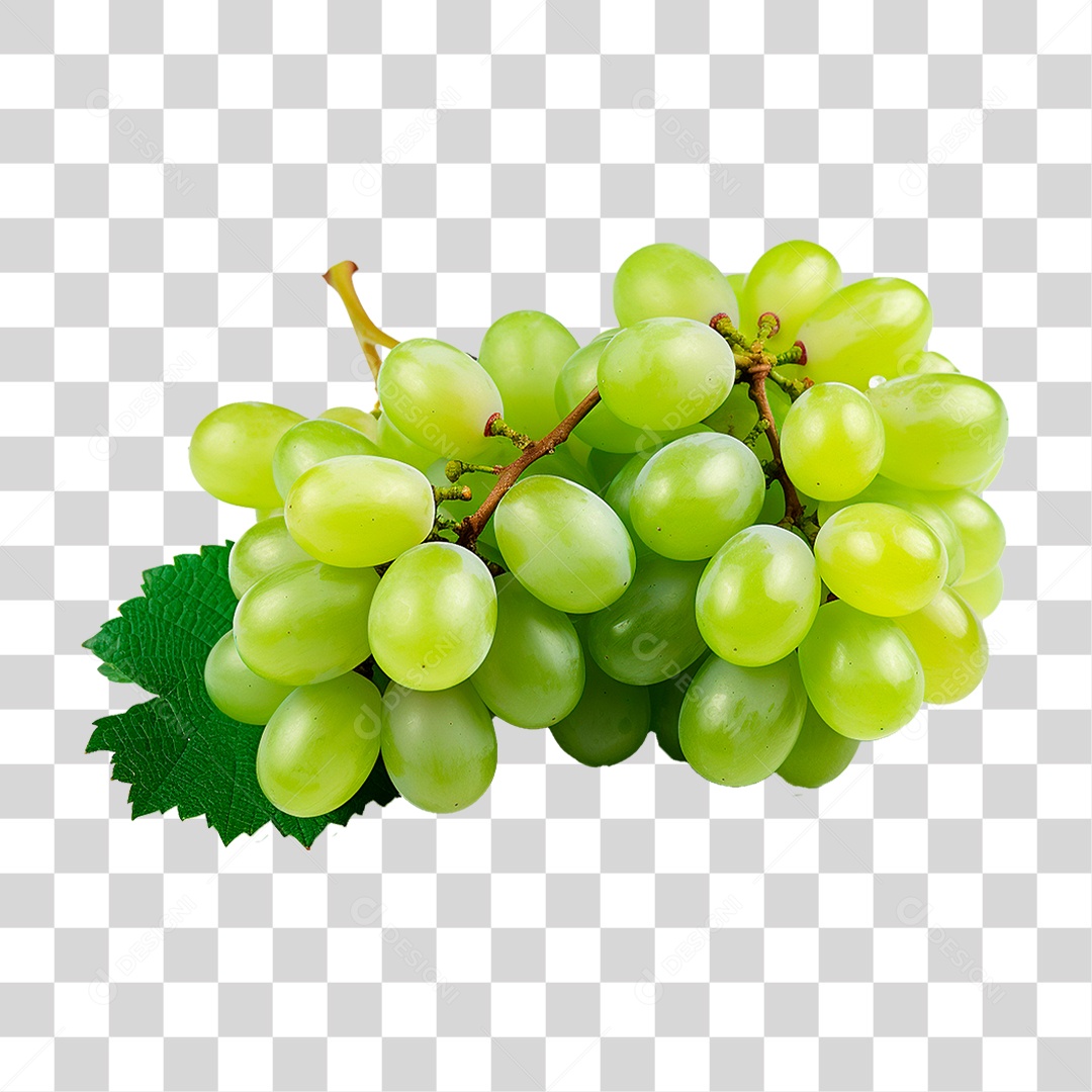 Uva Verde PNG Transparente