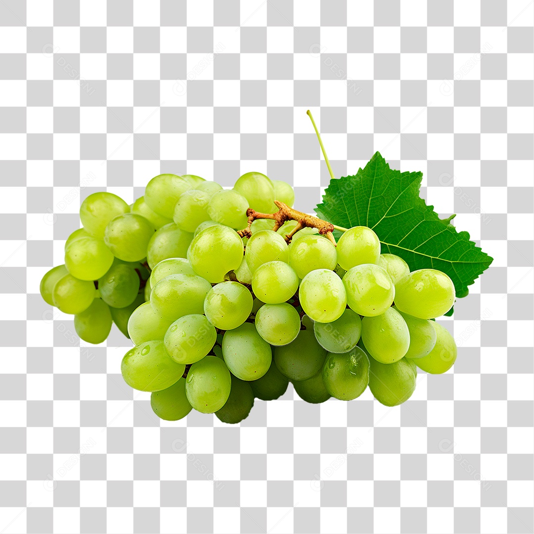 Uva Verde PNG Transparente
