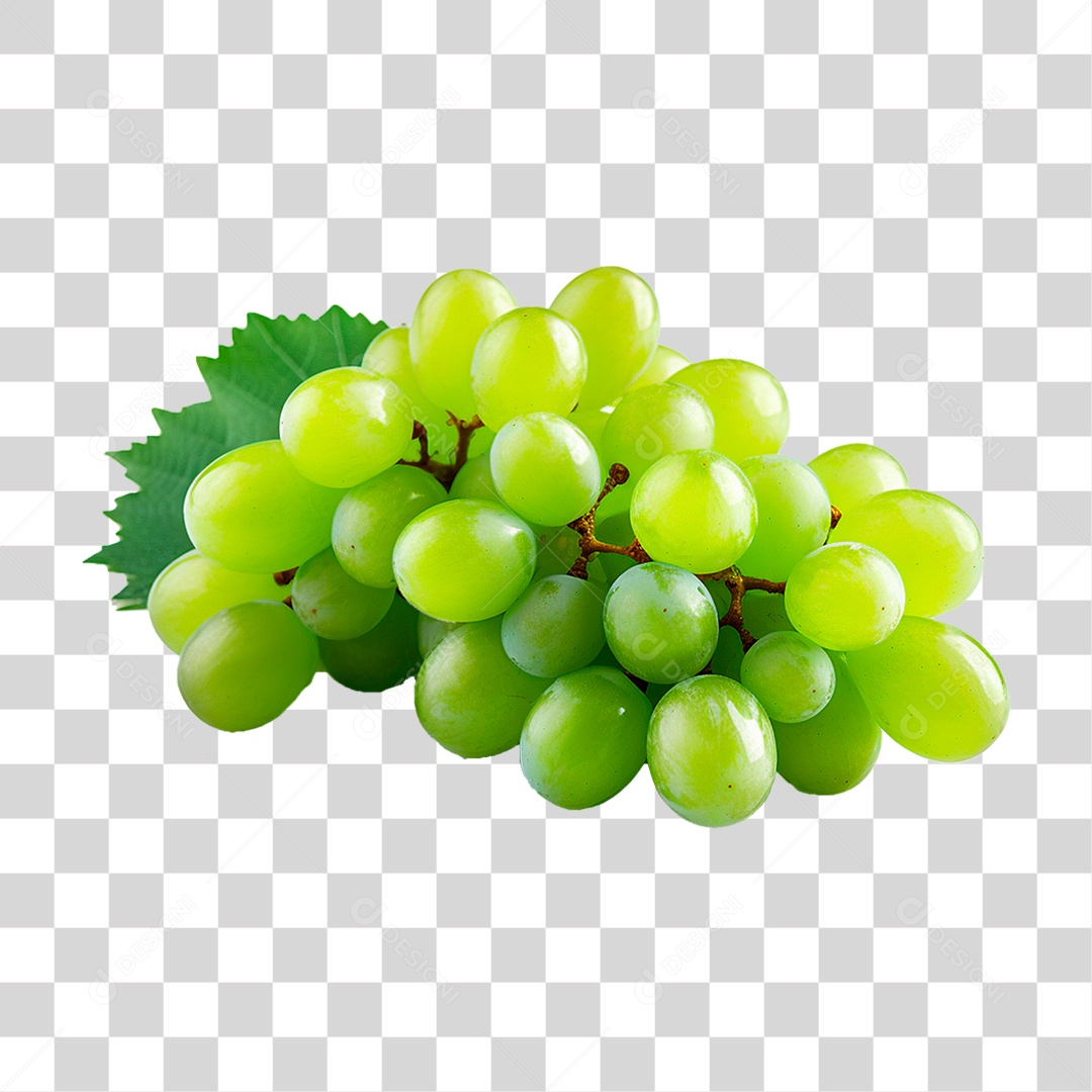 Uva Verde PNG Transparente