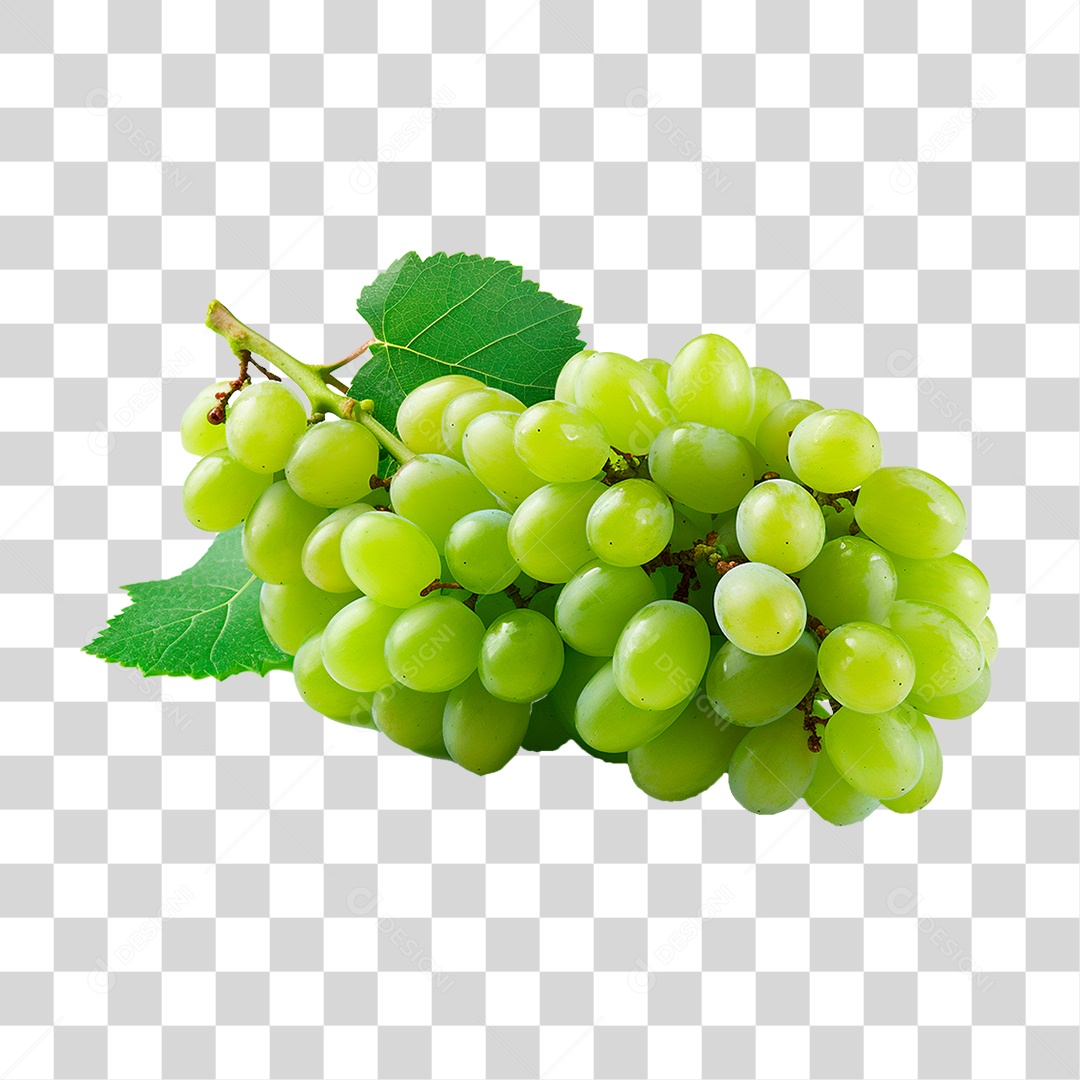 Uva Verde PNG Transparente