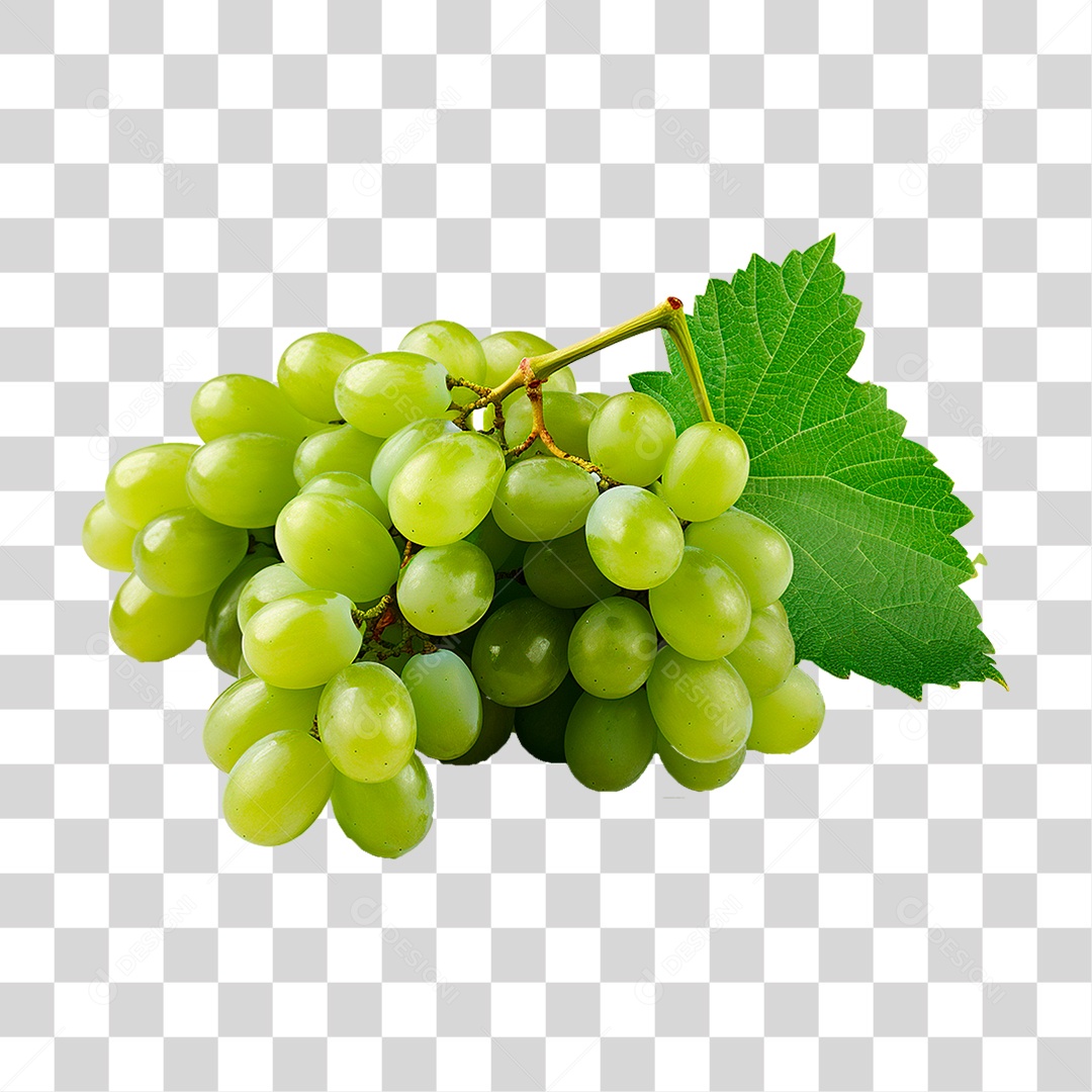Uva Verde PNG Transparente