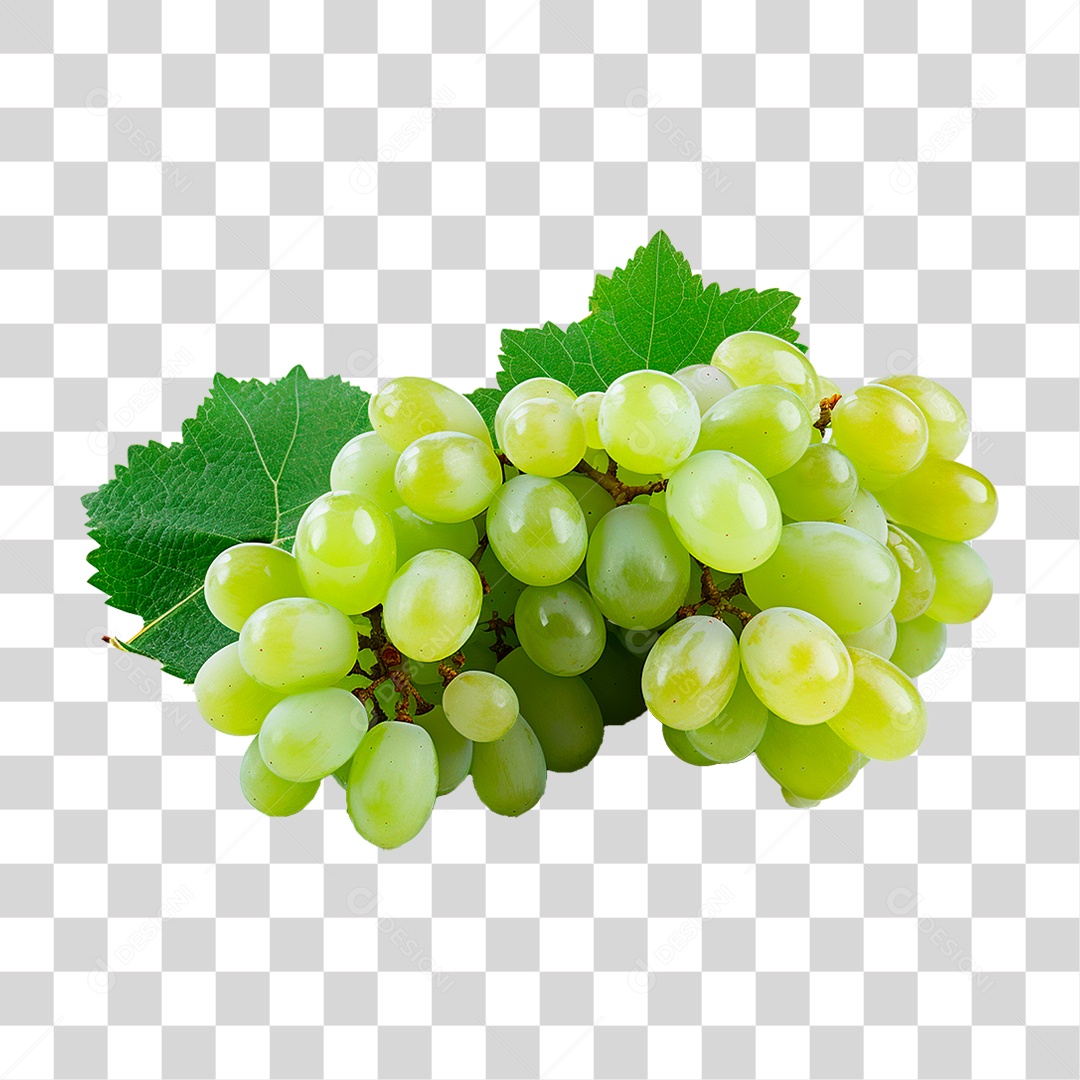 Uva Verde PNG Transparente