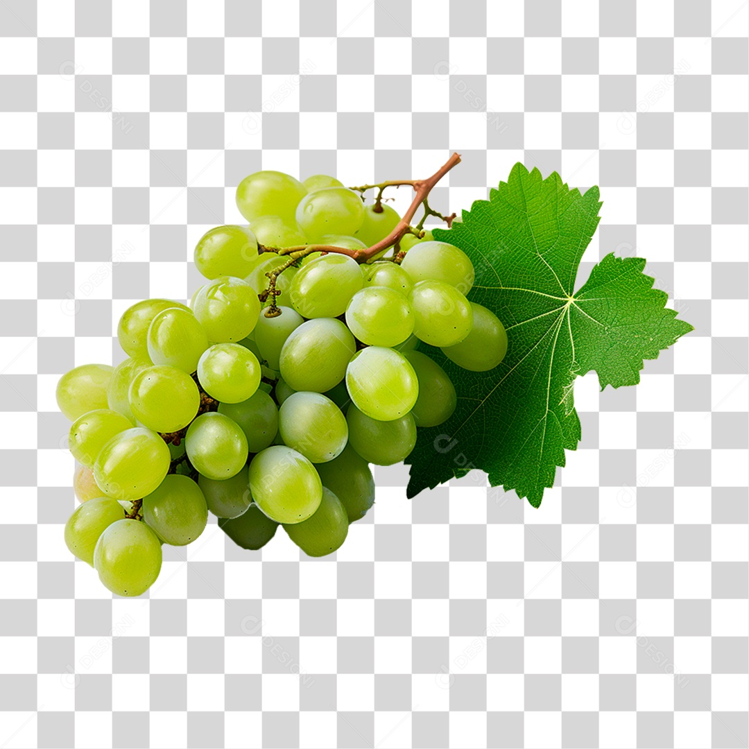 Uva Verde PNG Transparente