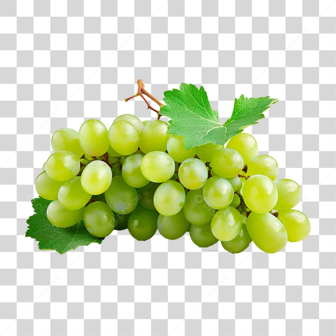 Uva Verde PNG Transparente
