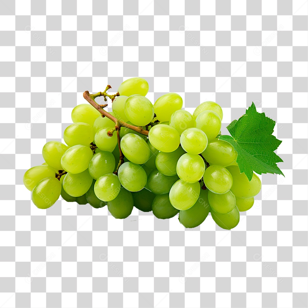 Uva Verde PNG Transparente