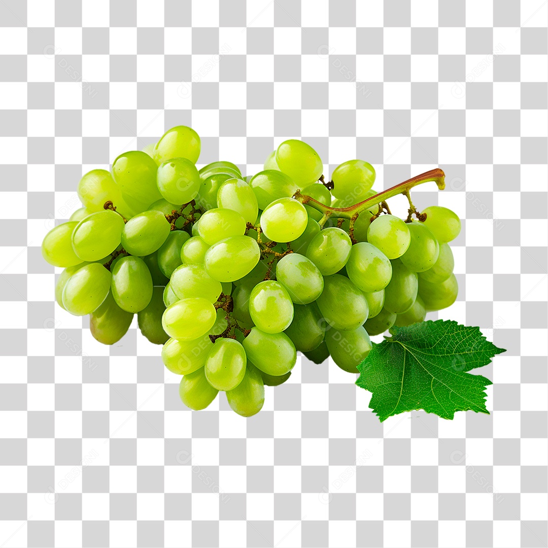 Uva Verde PNG Transparente