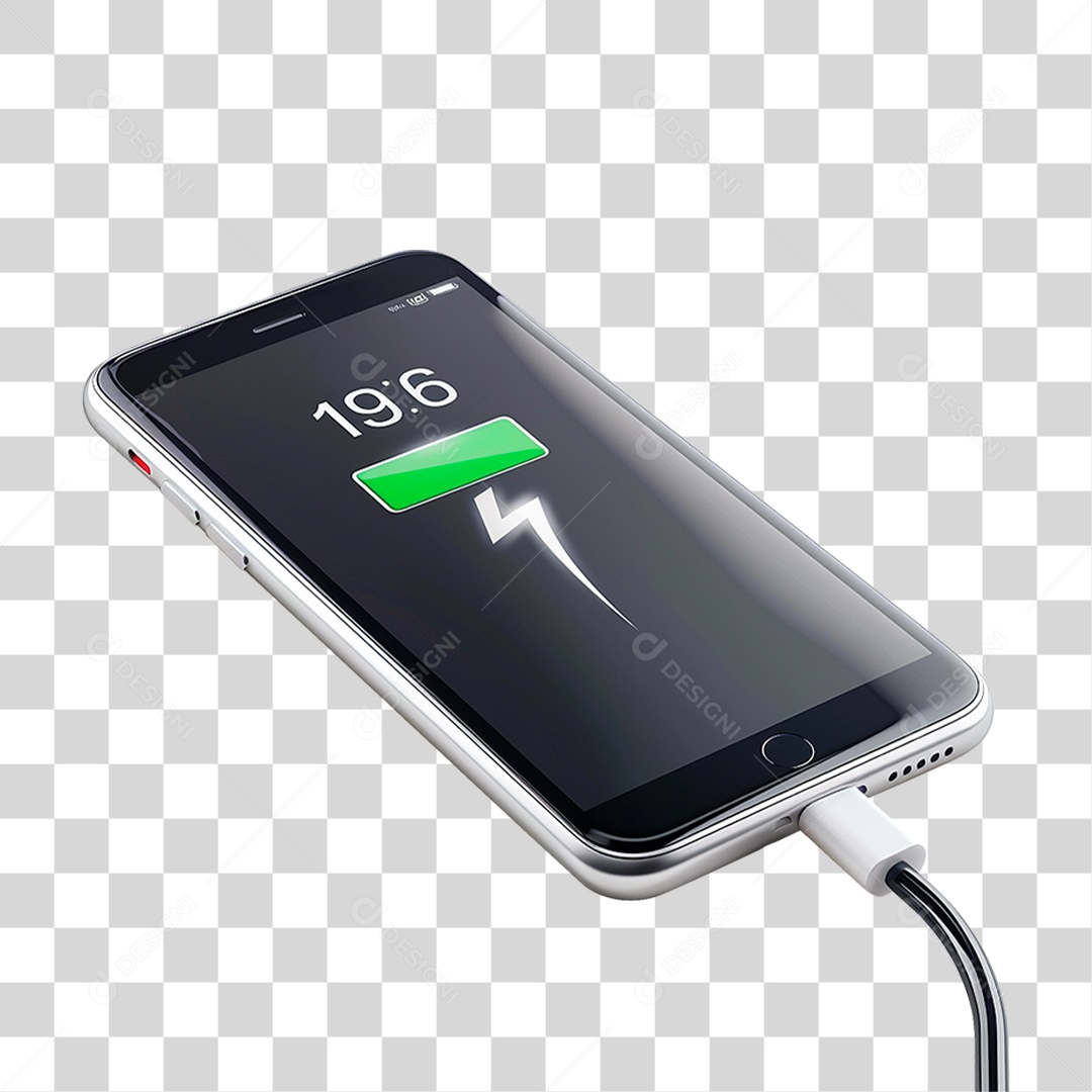 Celular Carregando PNG Transparente