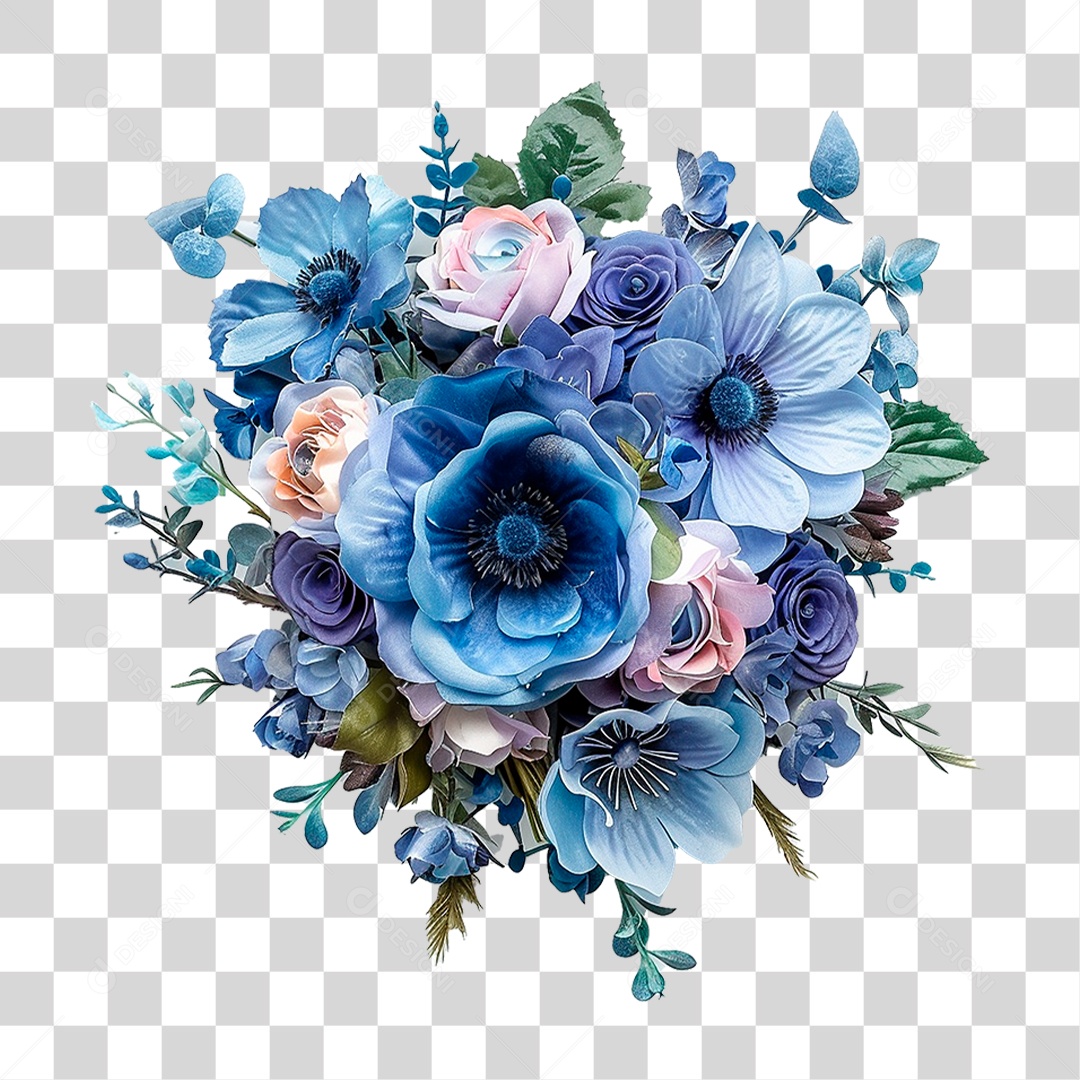 Buquê Flores PNG Transparente