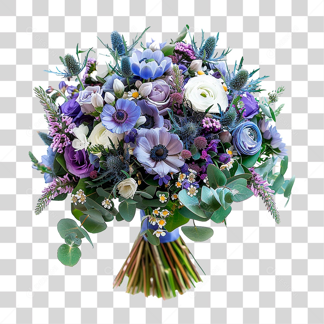 Buquê Flores PNG Transparente