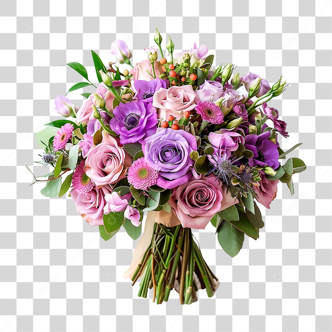 Buquê Flores PNG Transparente