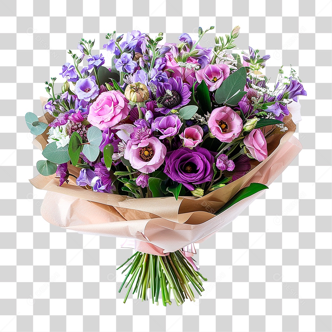 Buquê Flores PNG Transparente