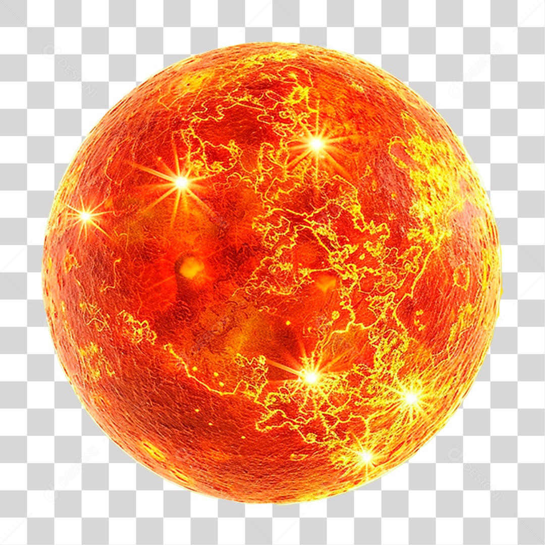Sol Esfera PNG Transparente