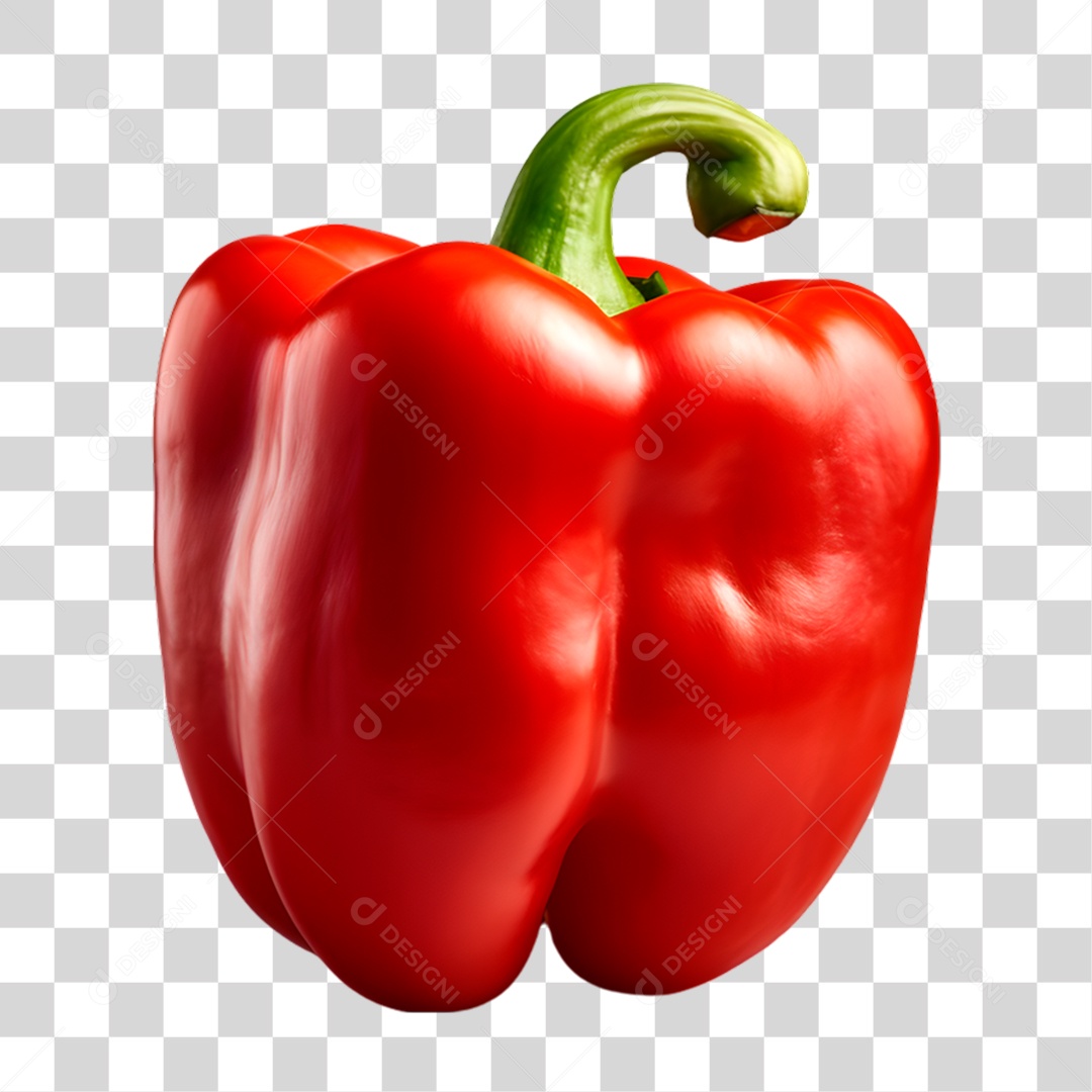 Pimentão Vermelho PNG Transparente