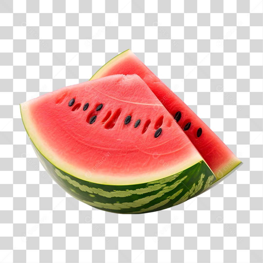Fatia de Melancia PNG Transparente