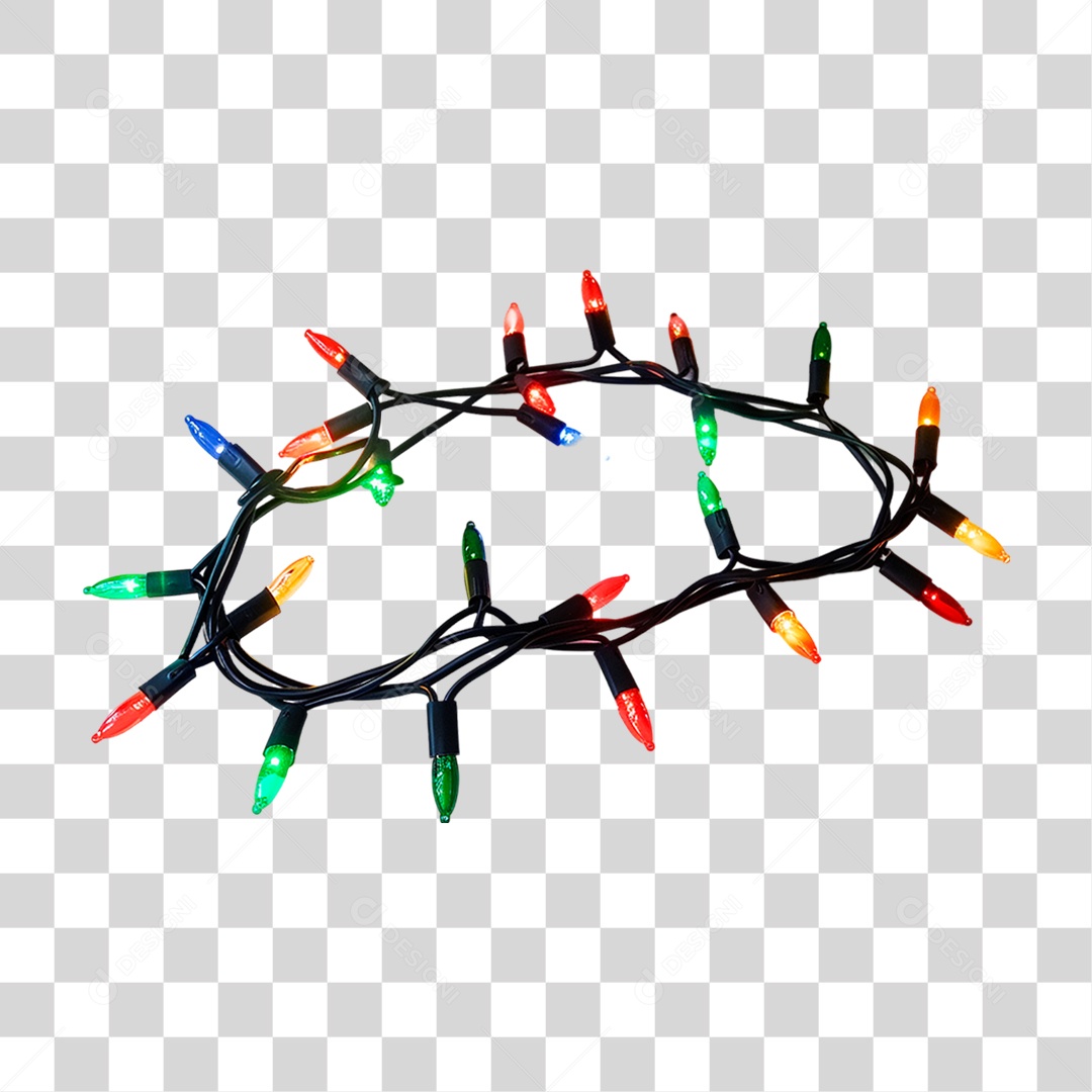 Luzes de Natal PNG Transparente
