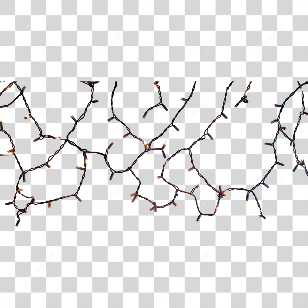 Luzes de Natal PNG Transparente