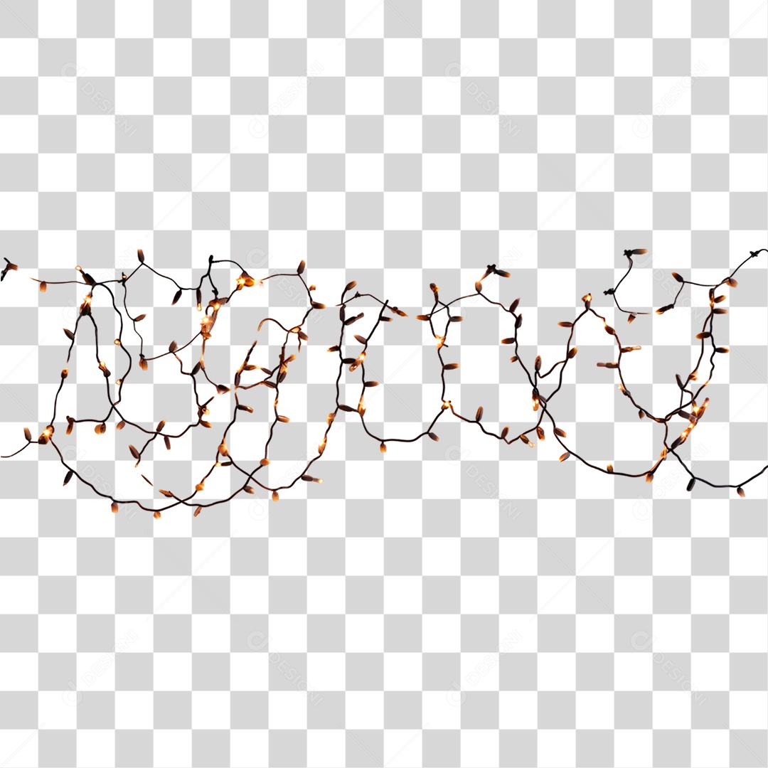 Luzes de Natal PNG Transparente