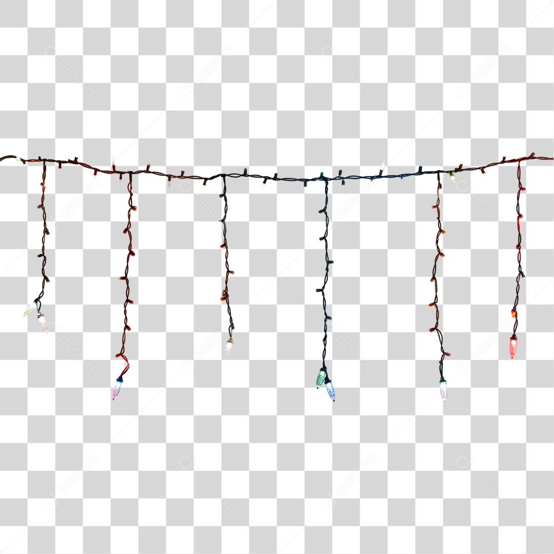 Luzes de Natal PNG Transparente