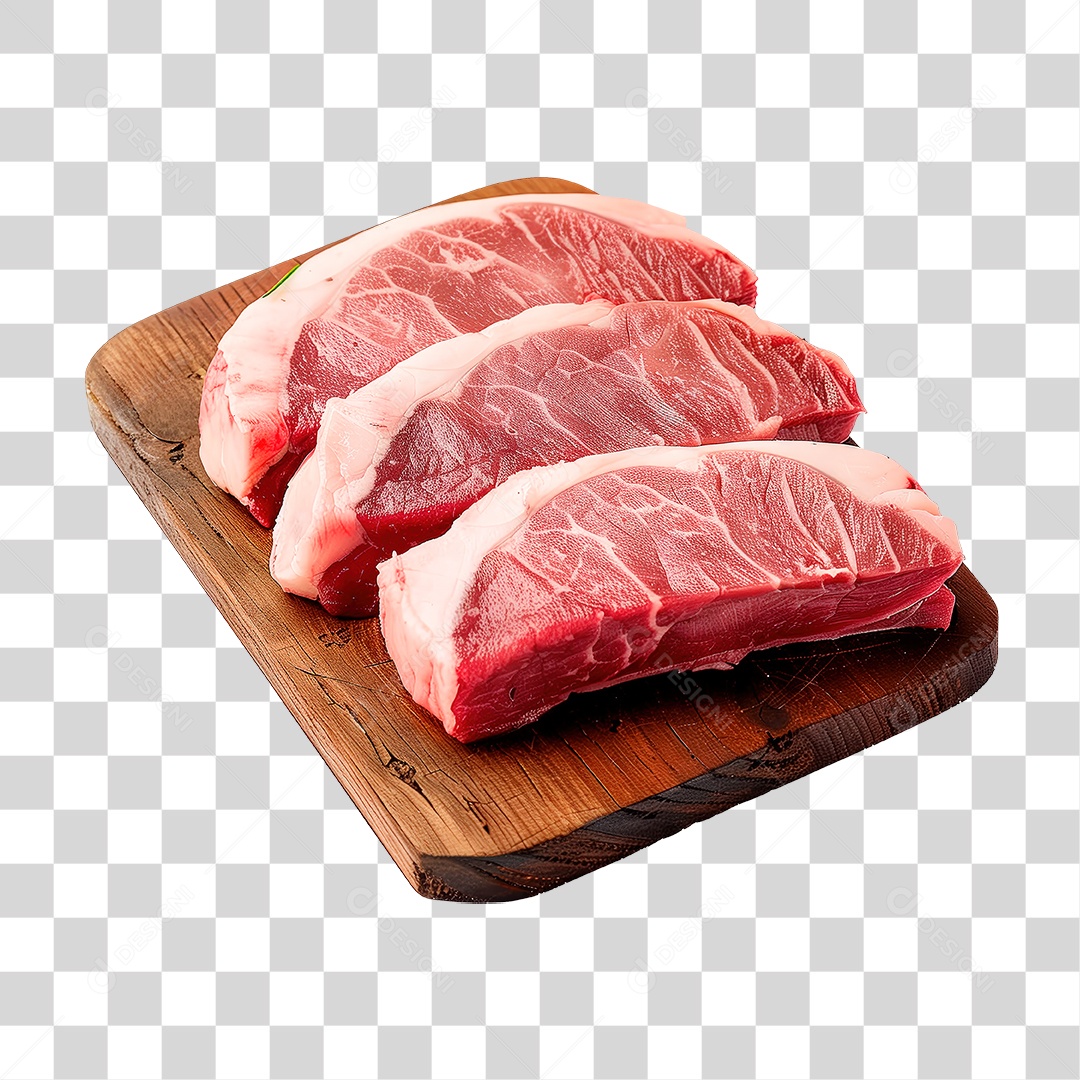Picanha Bovina Picanha Brasileira Em Cima de Tábua de Madeira Rústica PNG Transparente