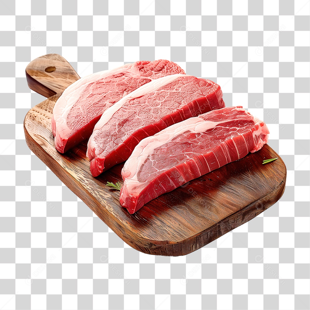 Picanha Bovina Picanha Brasileira Em Cima de Tábua de Madeira Rústica PNG Transparente