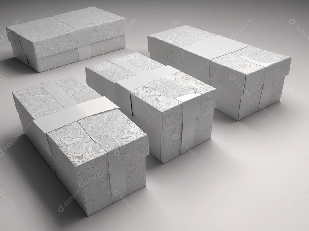 Caixa embalada para presente