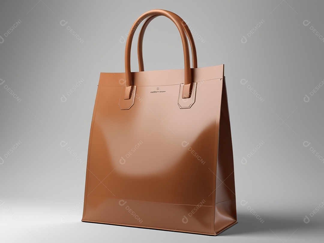 Bolsa marrom moderna linda
