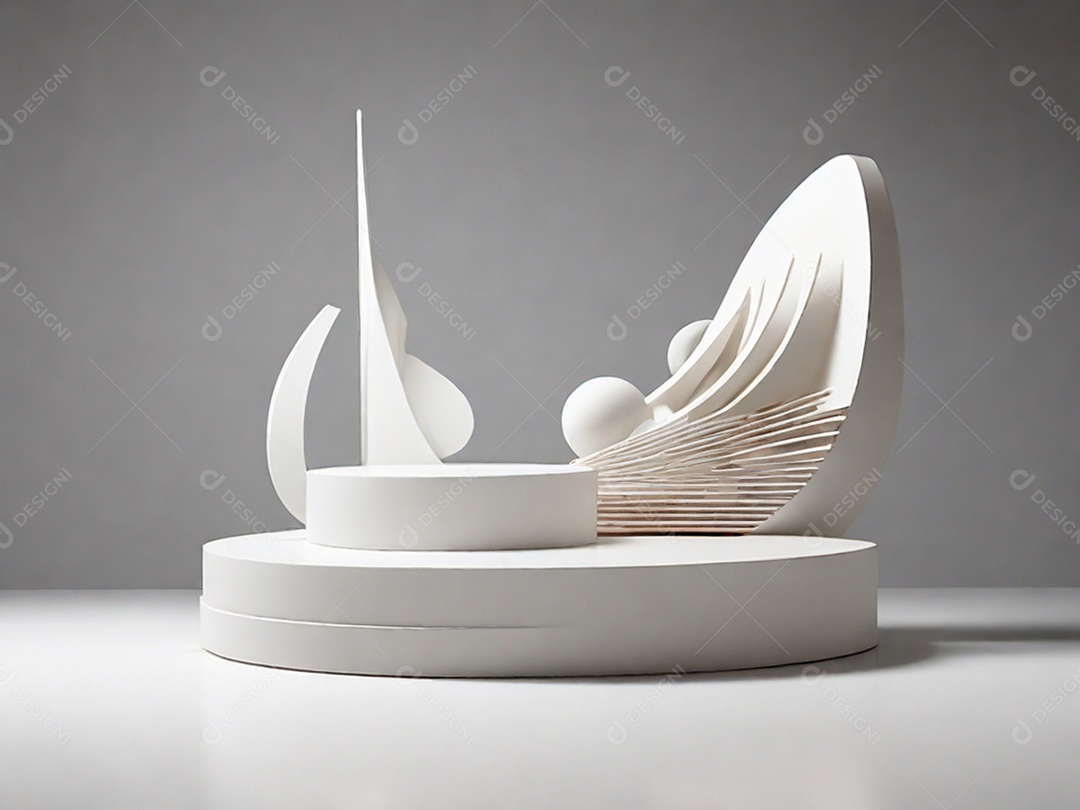 Decoração moderna branca