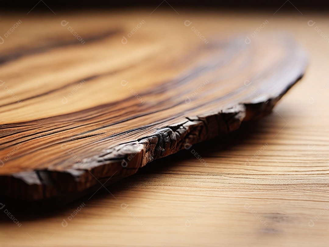 Detalhes de mesa de madeira