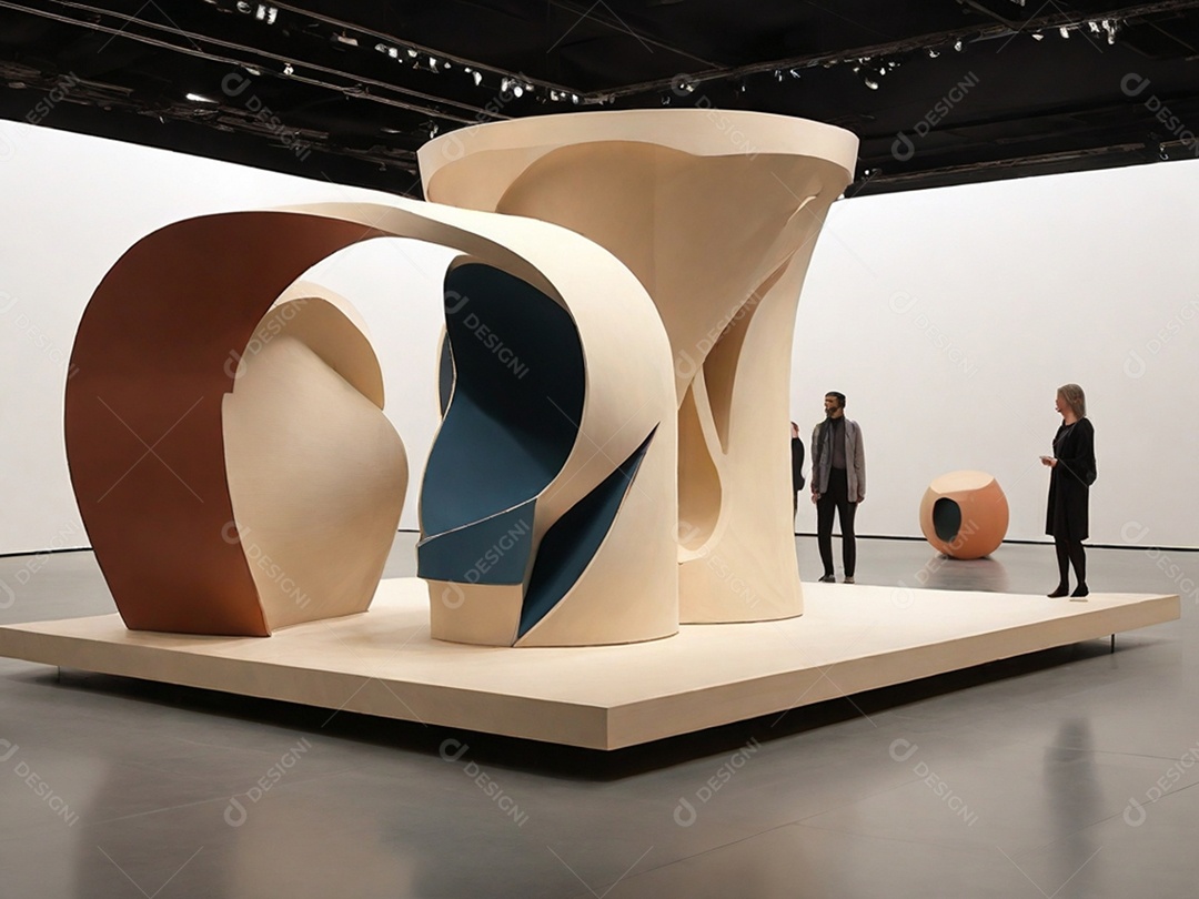 Obras de artes em exposição