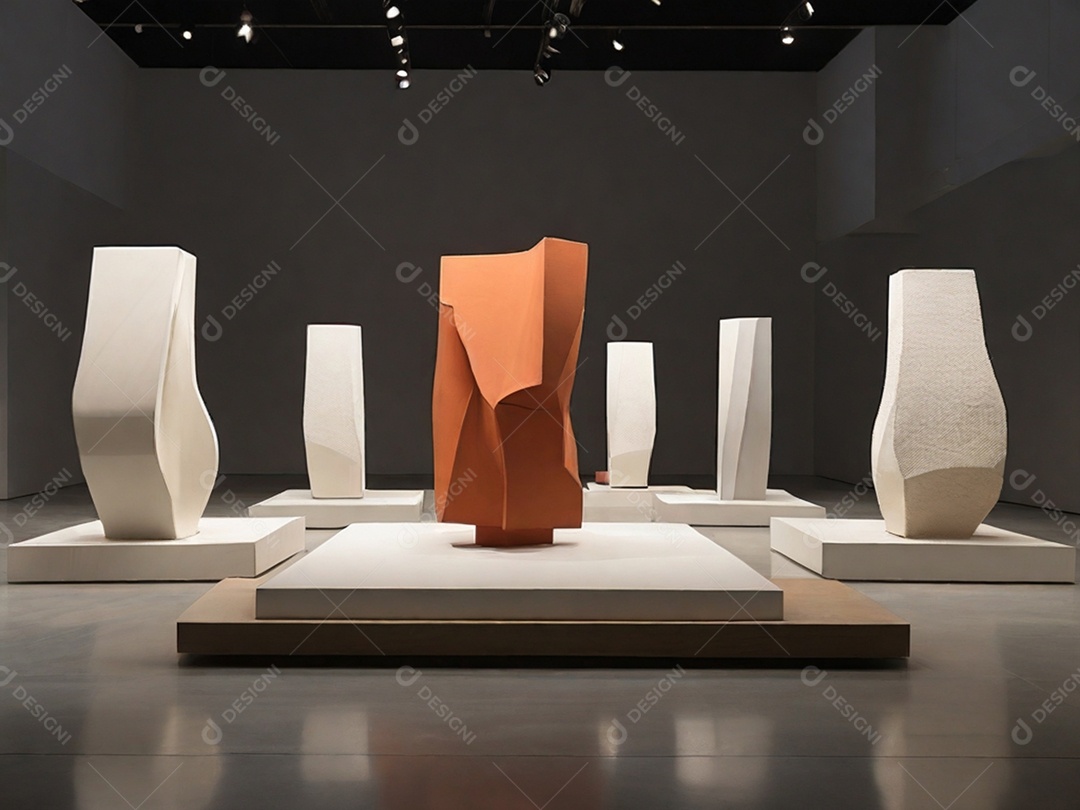 Obras de artes em exposição