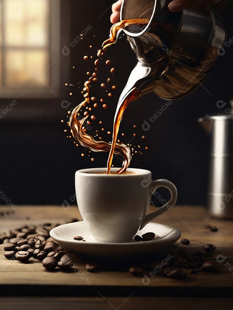 Xícara de café tradicional