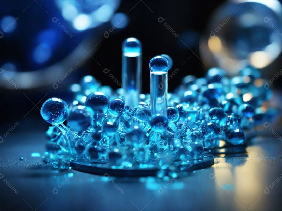 Moléculas em estudo no laboratório