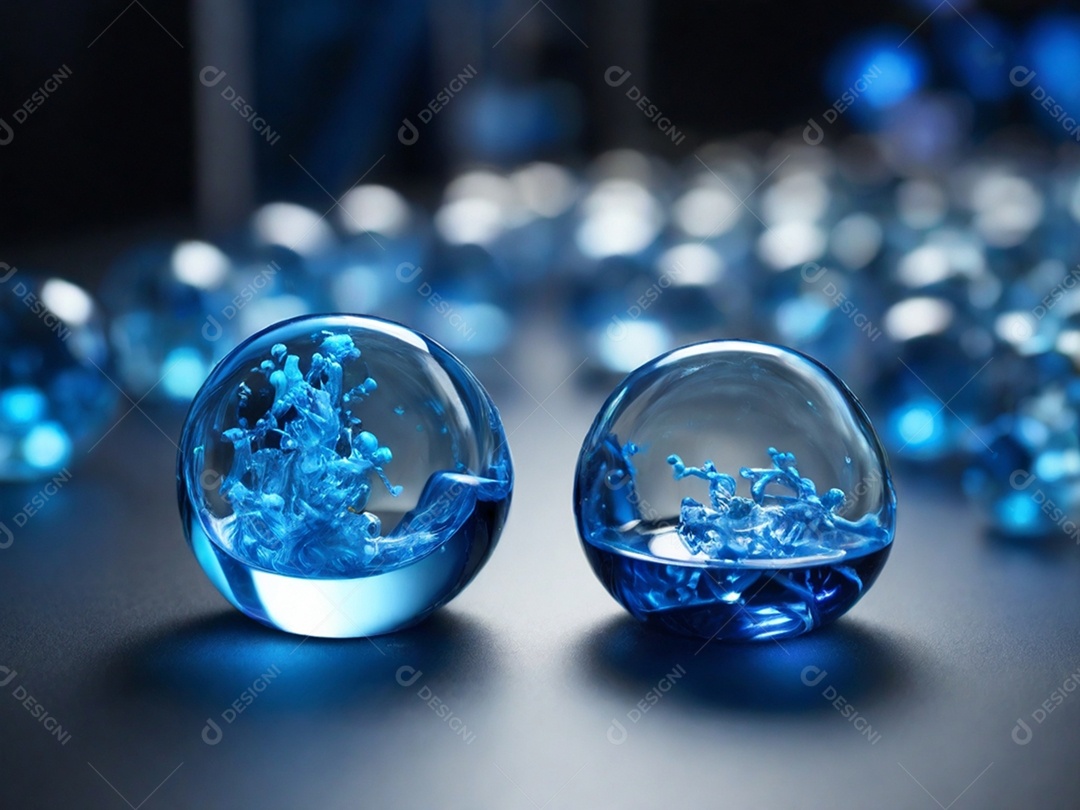 Moléculas em estudo no laboratório