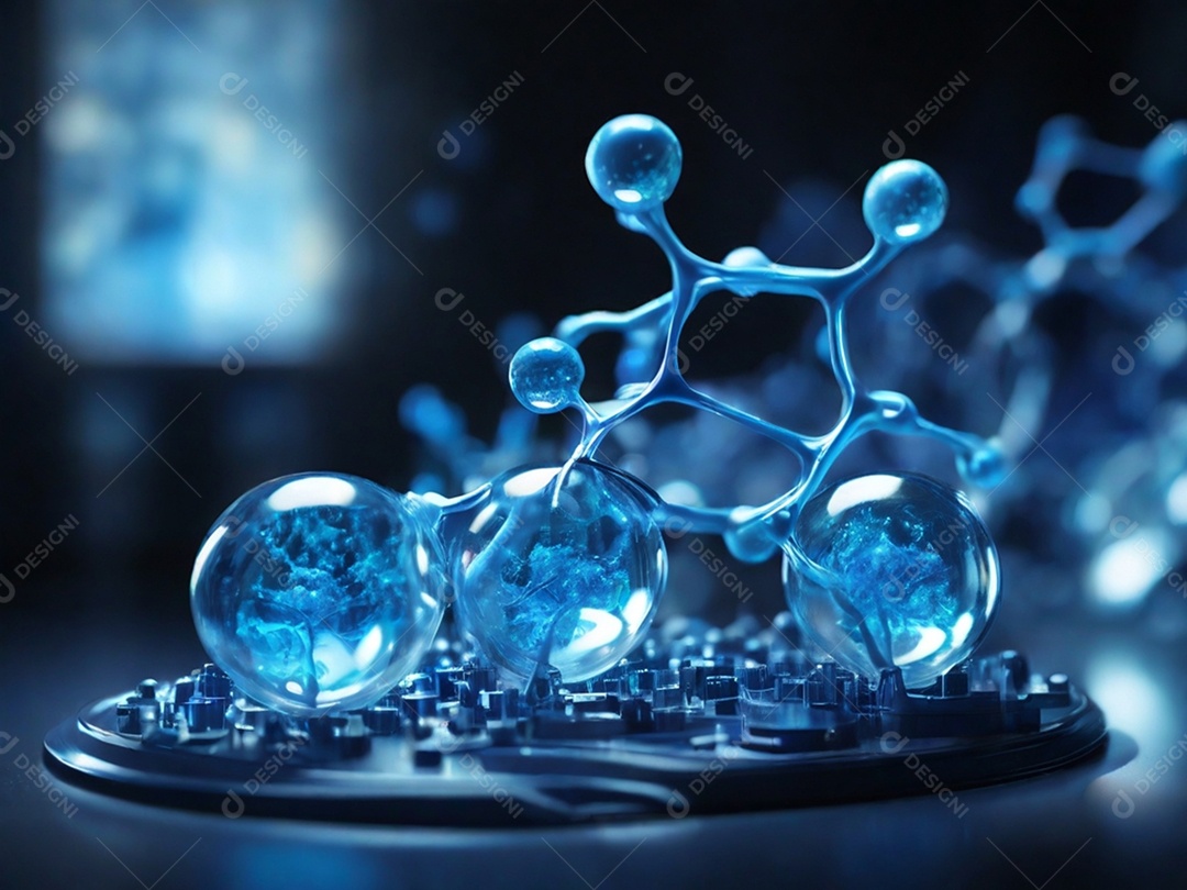 Moléculas em estudo no laboratório
