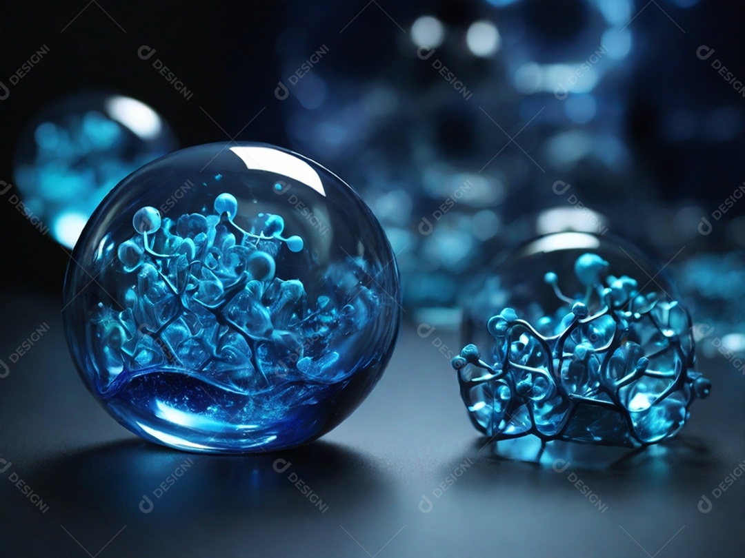 Partículas em estudo no laboratório