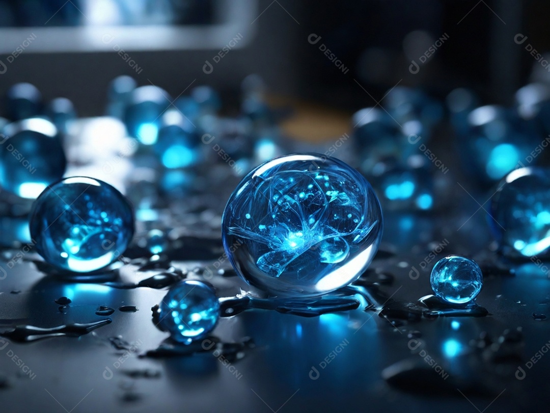 Partículas em estudo no laboratório