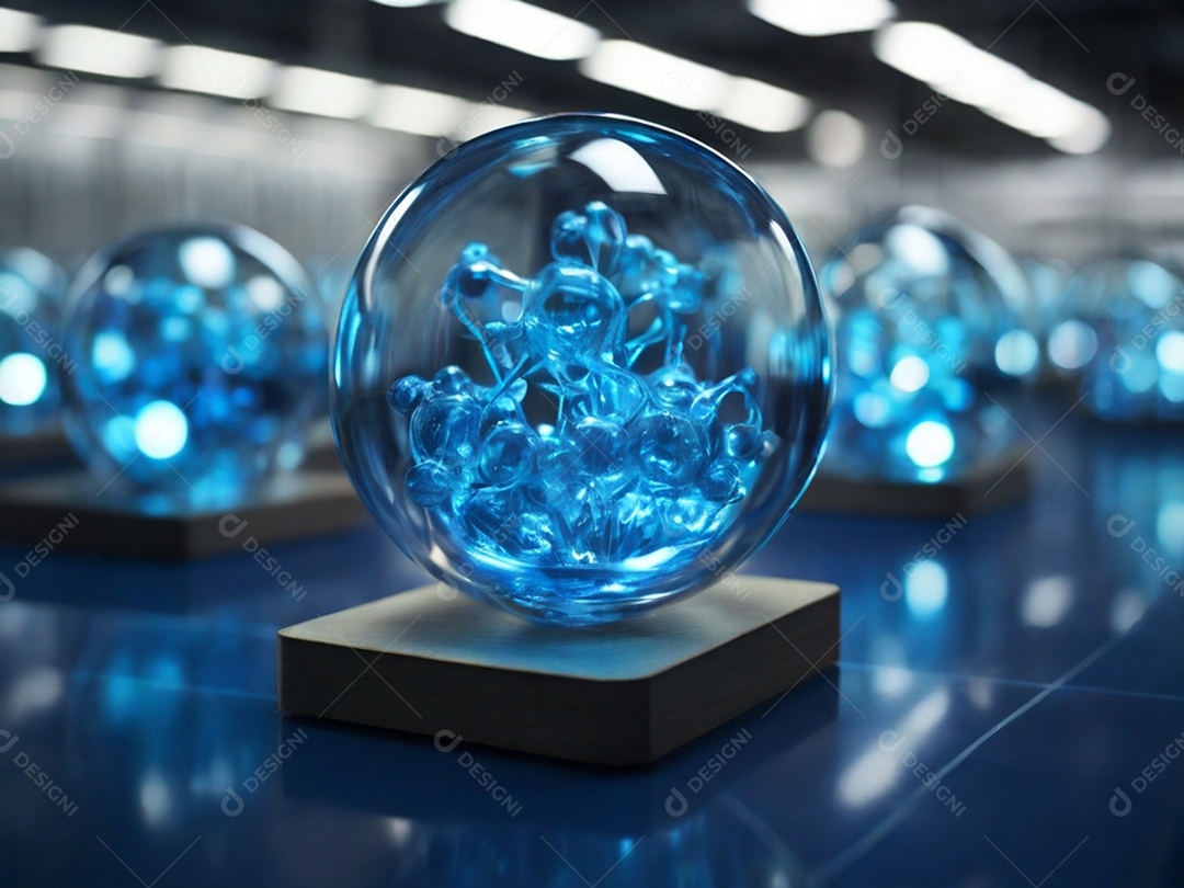 Partículas em estudo no laboratório