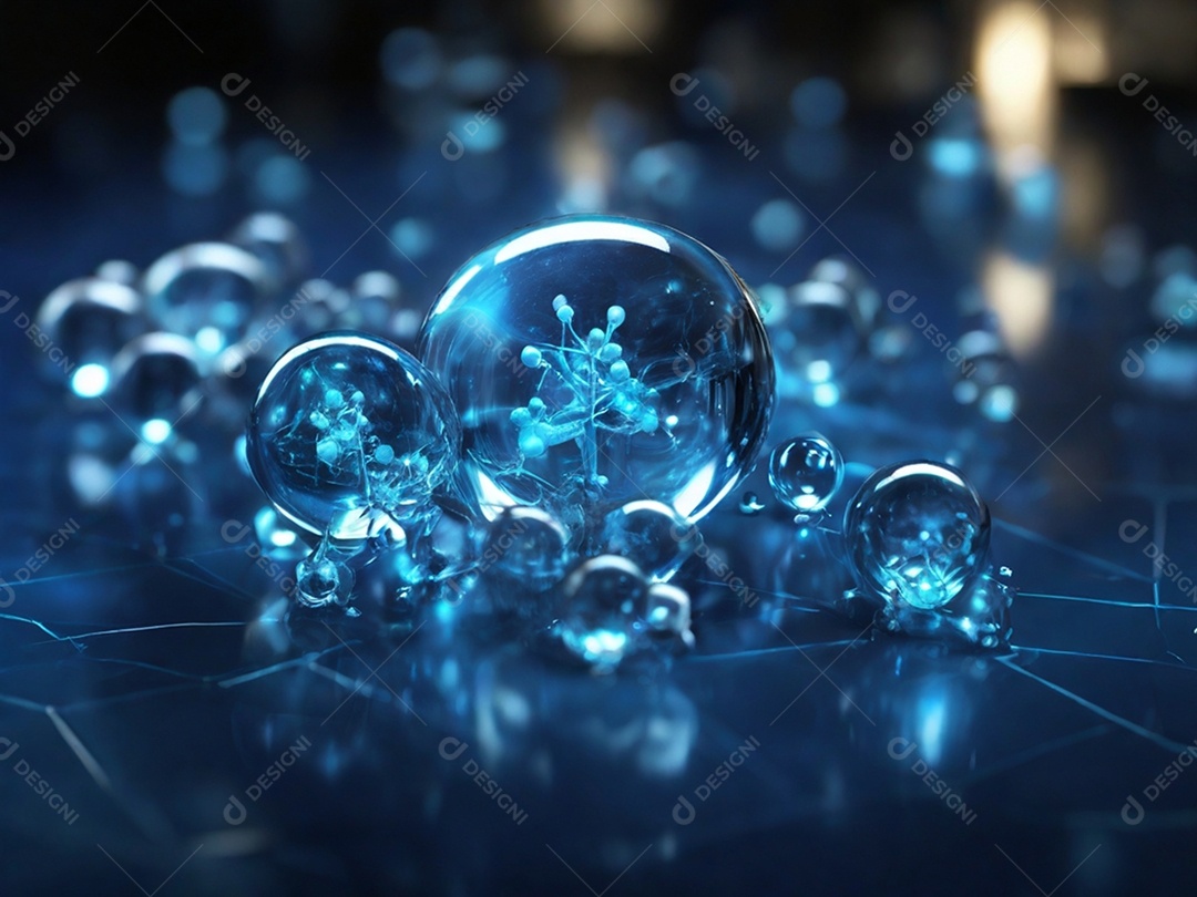 Partículas em estudo no laboratório