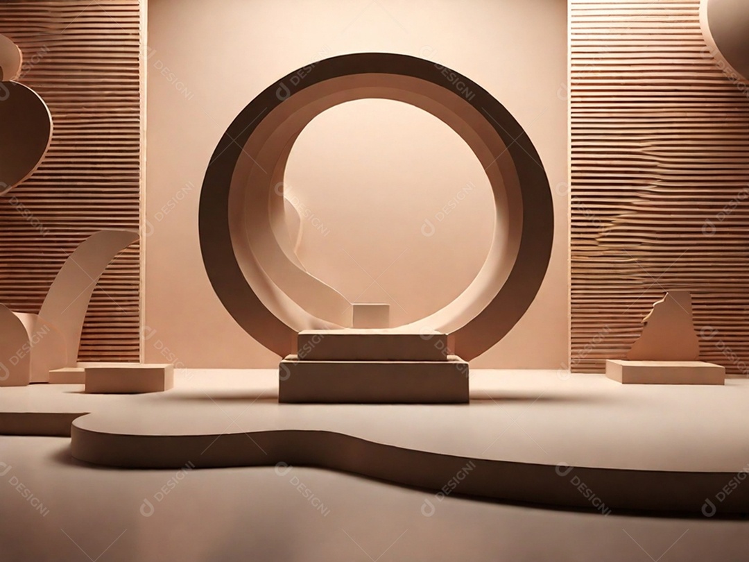 Linda decoração amadeirada