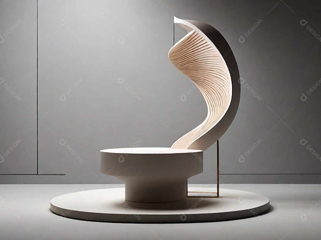 Decoração escultura moderna