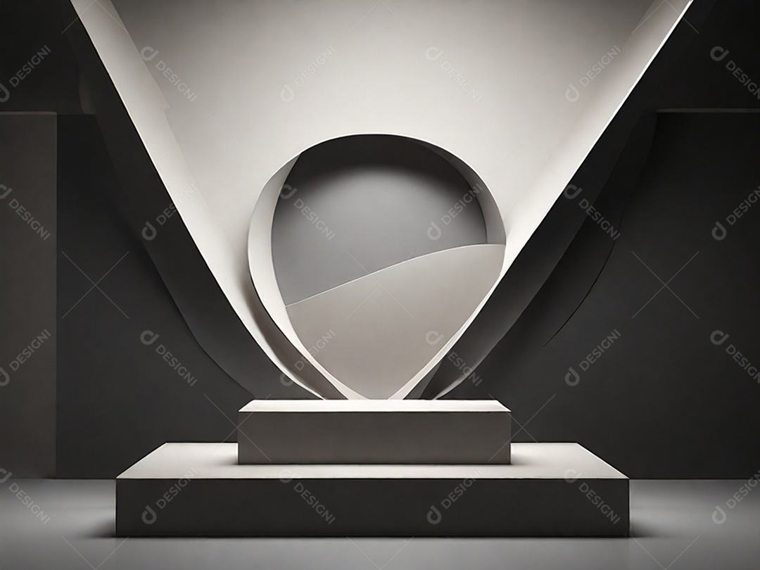 Obra de arte em exposição linda decoração