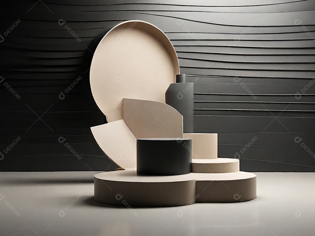 Decoração escultura moderna