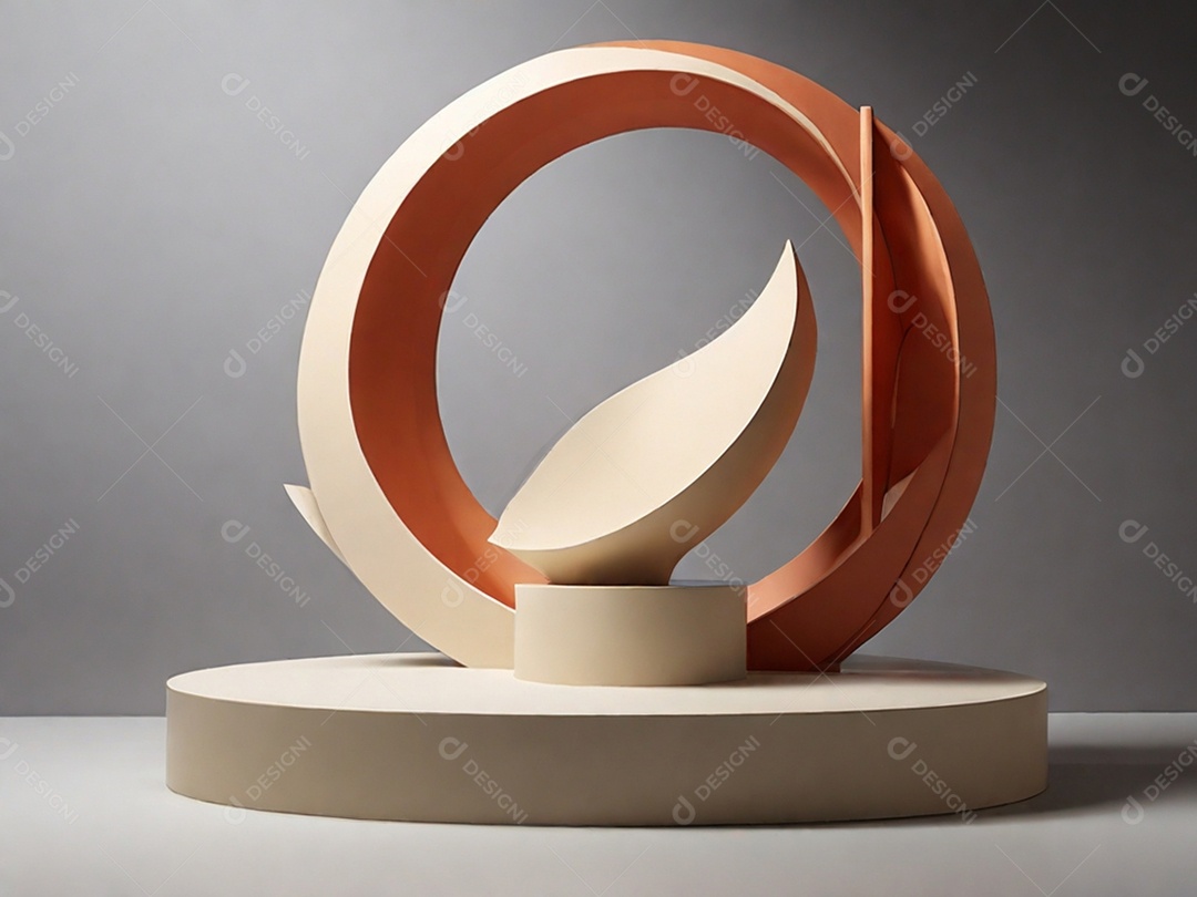 Decoração escultura moderna