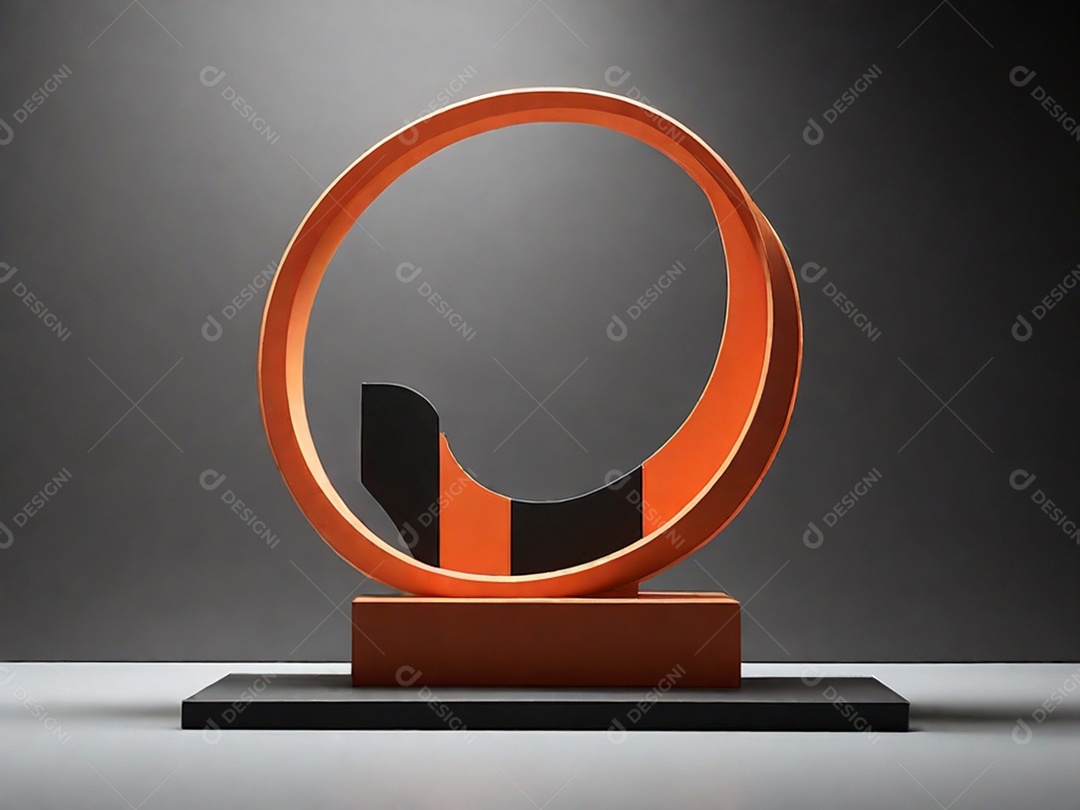 Decoração escultura moderna