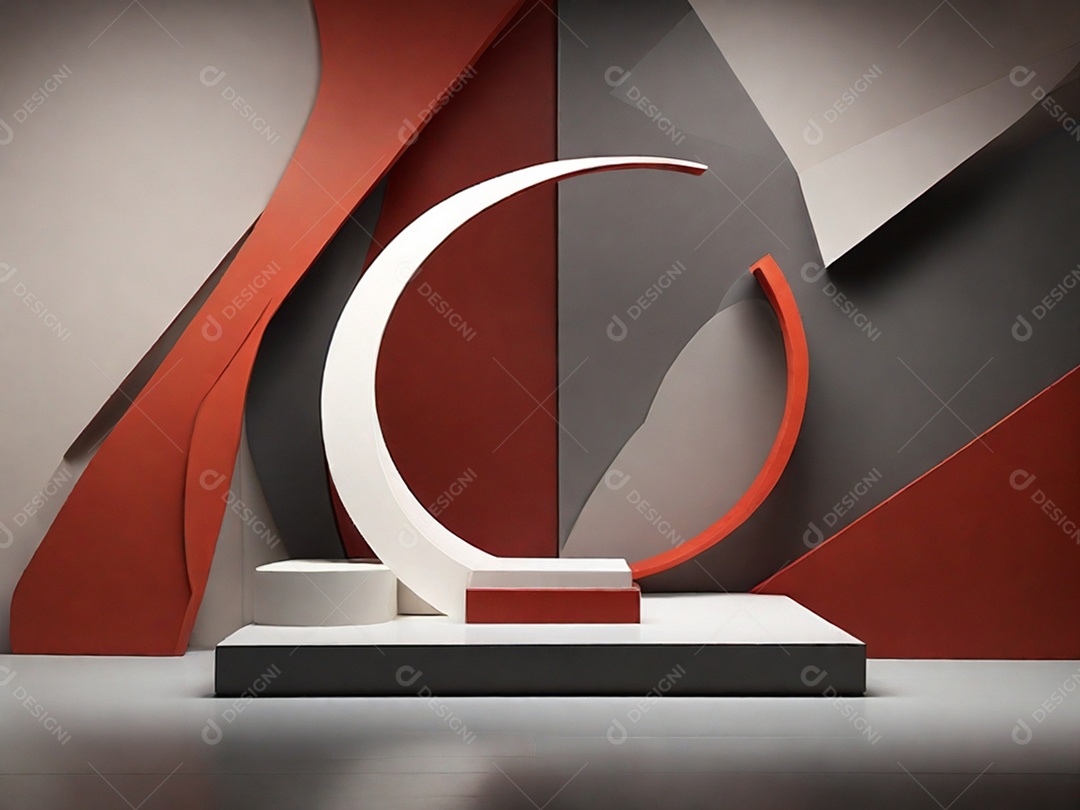 Decoração moderna obra de arte