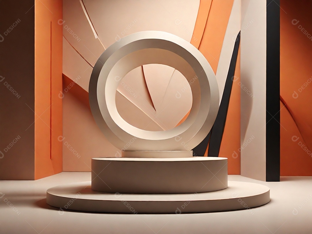 Escultura linda em tons pastel