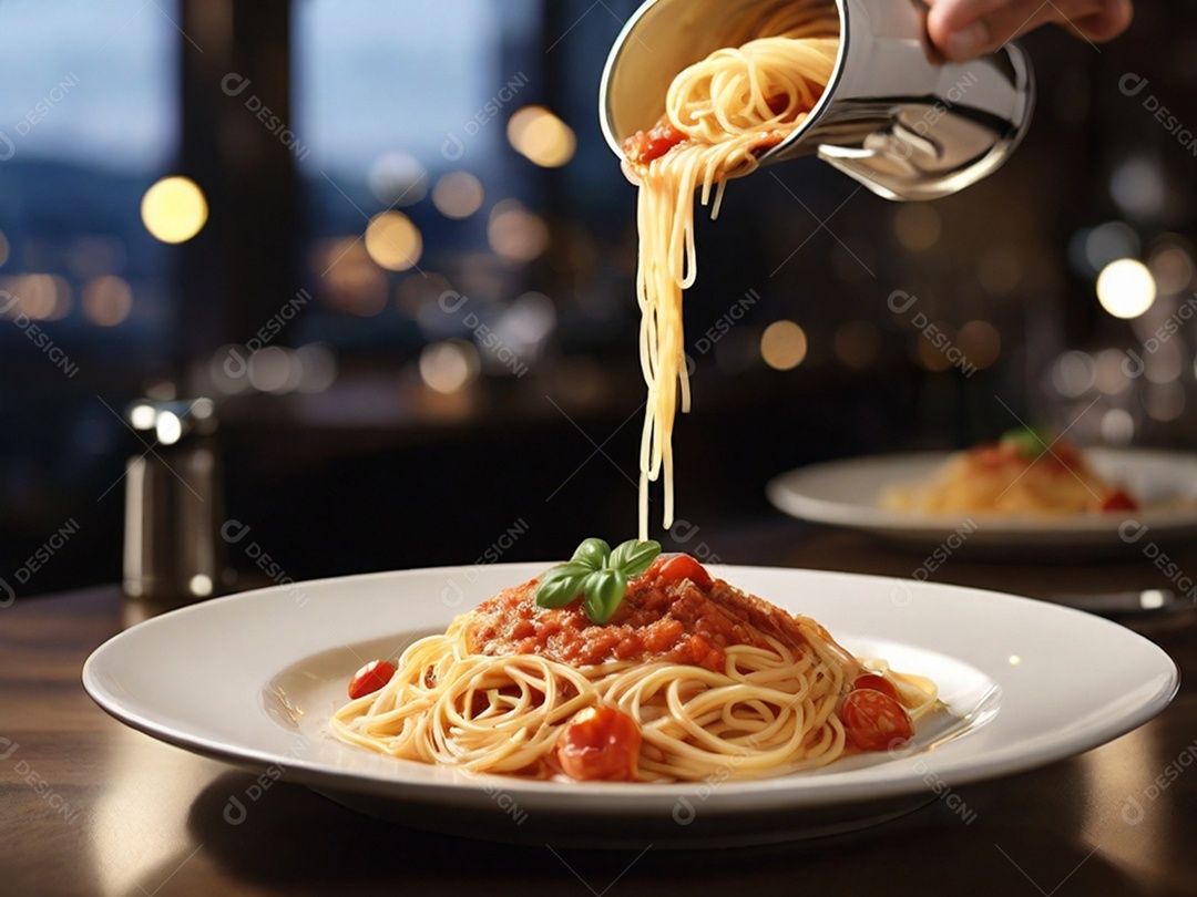 Macarrão com carne a bolonhesa