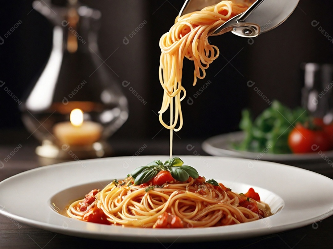 Macarrão com molho de tomate
