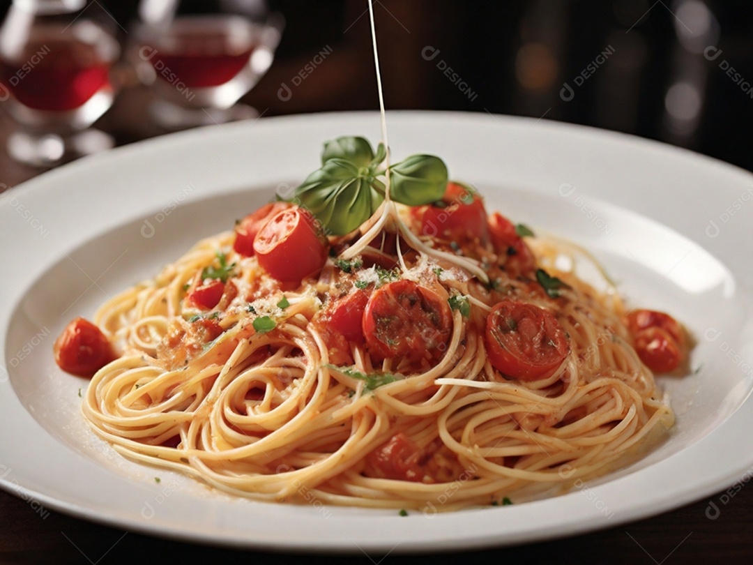 Macarrão com molho de tomate