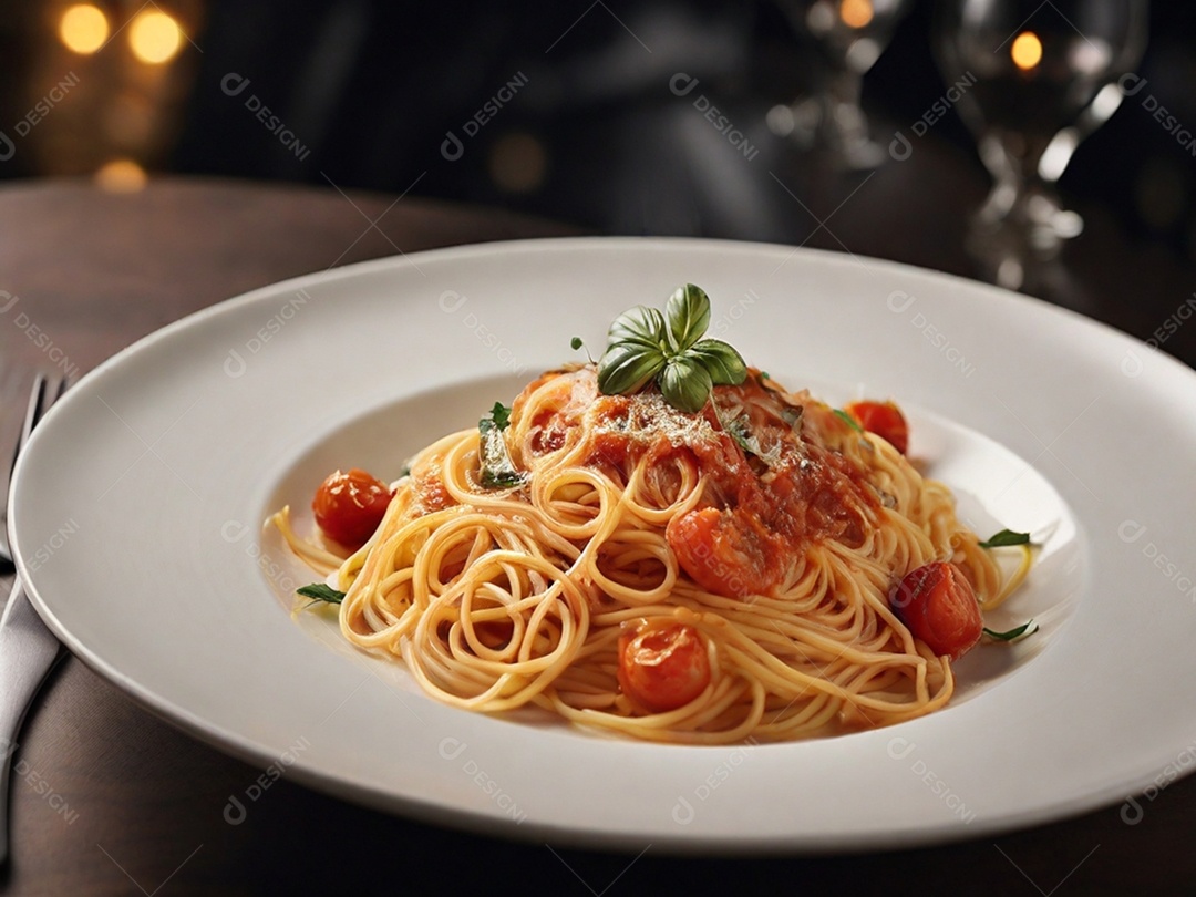 Macarrão com molho de tomate